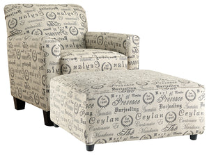 Alenya Signature Design 2-Piece Chair and Ottoman Set