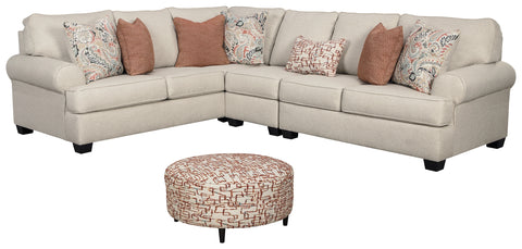 Amici Signature Design 4-Piece Living Room Set with Sectional