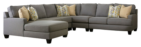 Chamberly Signature Design by Ashley 5-Piece Sectional with Chaise