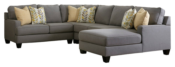 Chamberly Signature Design by Ashley 4-Piece Sectional with Chaise