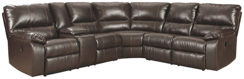 Warstein Signature Design by Ashley 3-Piece Power Reclining Sectional