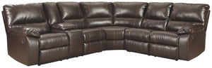 Warstein Signature Design by Ashley 3-Piece Reclining Sectional