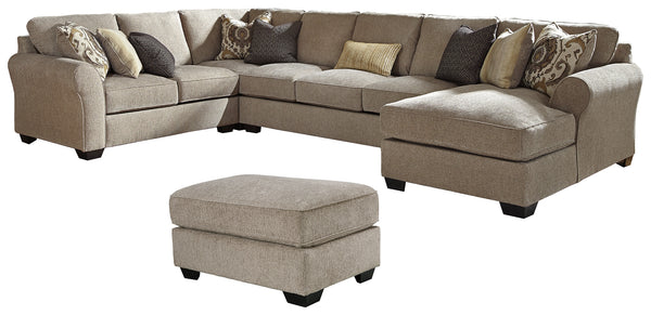 Pantomine Benchcraft 5-Piece Living Room Set with Sectional
