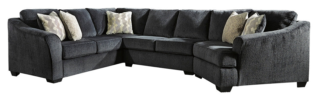 Eltmann Signature Design by Ashley 3-Piece Sectional with Cuddler
