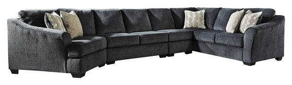 Eltmann Signature Design by Ashley 4-Piece Sectional with Cuddler