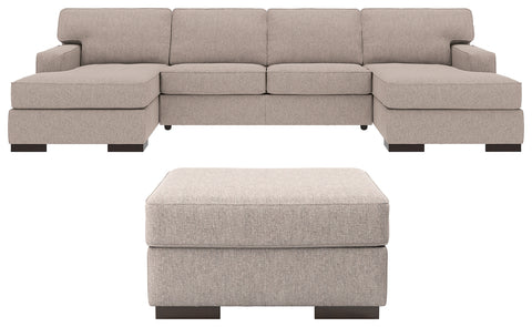 Ashlor Nuvella Ashley 4-Piece Living Room Set with Sleeper Sectional