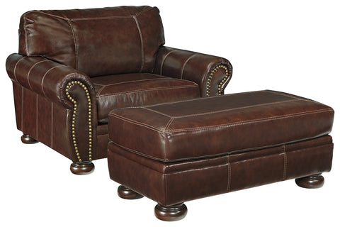 Banner Signature Design 2-Piece Chair and Ottoman Set