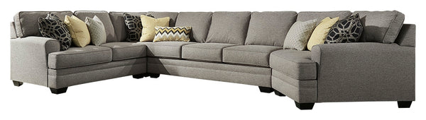 Cresson Benchcraft 4-Piece Sectional with Cuddler