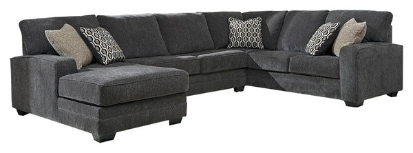 Tracling Benchcraft 3-Piece Sectional with Chaise