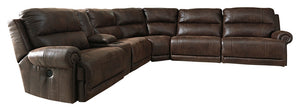 Luttrell Benchcraft 6-Piece Power Reclining Sectional