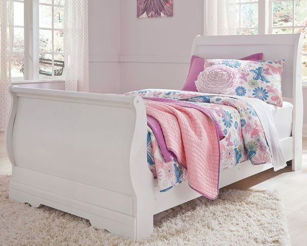Signature Design by Ashley Anarasia Twin Sleigh Bed