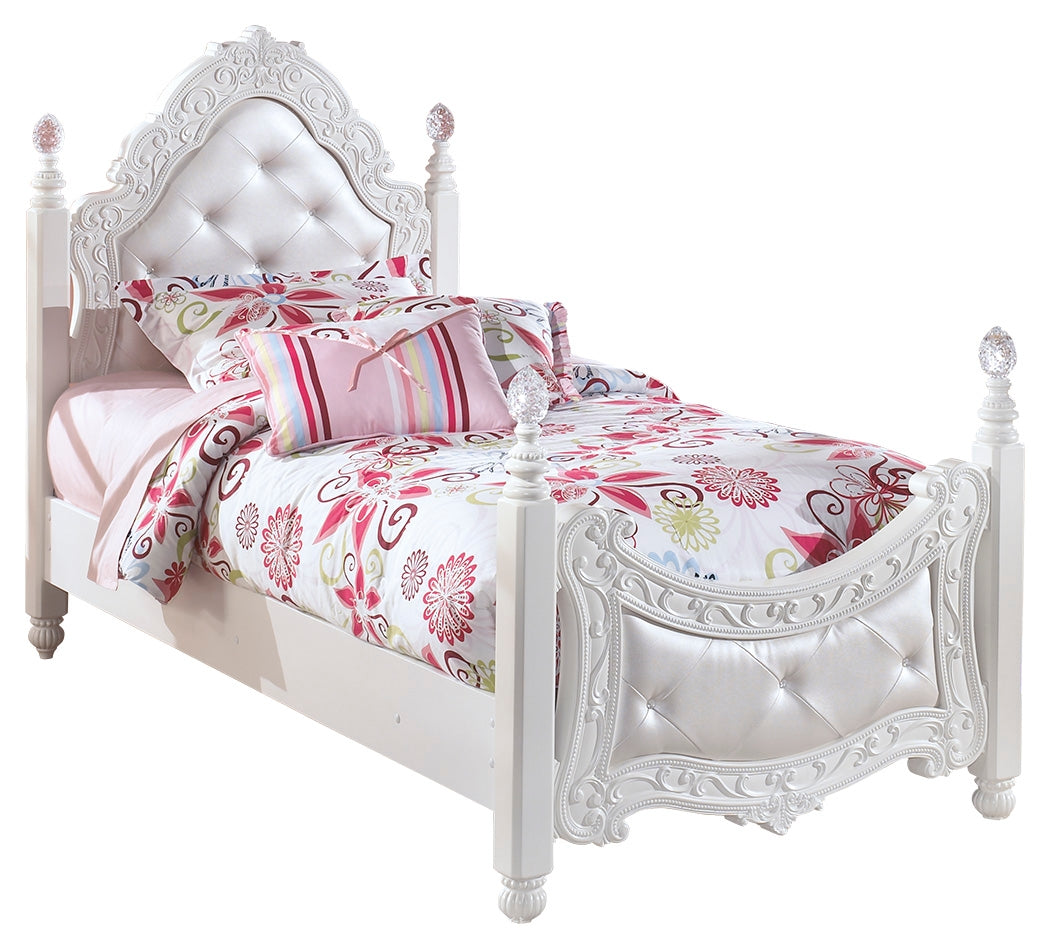 Signature Design by Ashley Exquisite Twin Poster Bed