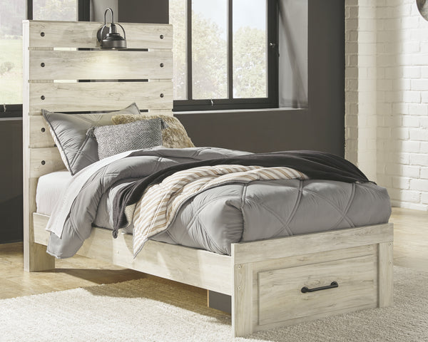 Signature Design by Ashley Cambeck Twin Panel Bed with 1 Storage Drawer