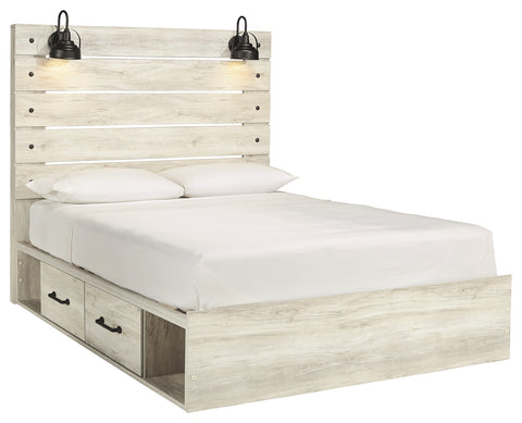 Signature Design by Ashley Cambeck Queen Panel Bed with 4 Storage Drawers