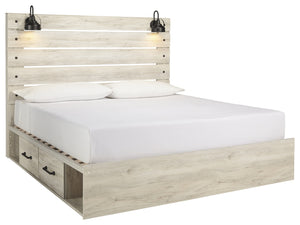 Signature Design by Ashley Cambeck King Panel Bed with 2 Storage Drawers