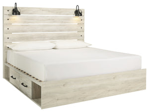 Signature Design by Ashley Cambeck King Panel Bed with 4 Storage Drawers