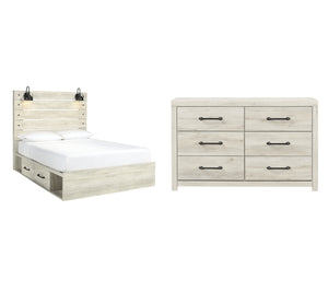 Cambeck Signature Design Master Bedroom 4-Piece Bedroom Set with 2 Storage Drawers