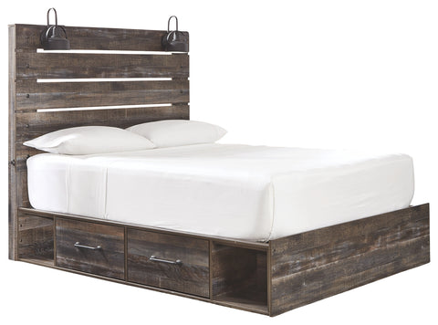 Signature Design by Ashley Drystan Panel Bed with 2 Storage Drawers