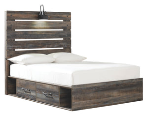 Signature Design by Ashley Drystan Panel Bed with 2 Storage Drawers