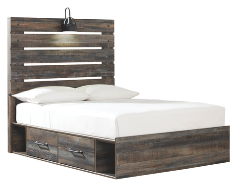 Signature Design by Ashley Drystan Full Panel Bed with 4 Storage Drawers