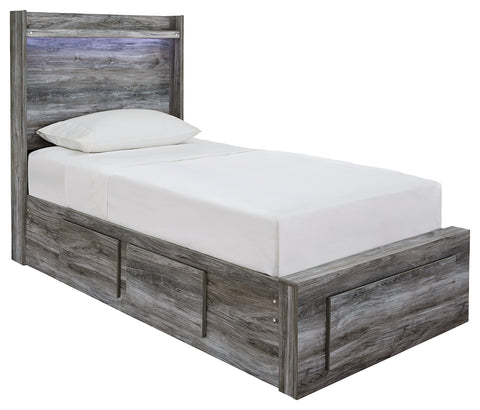 Signature Design by Ashley Baystorm Twin Panel Bed with 3 Storage Drawers
