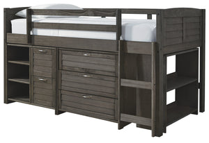 Signature Design by Ashley Caitbrook Twin Loft Bed with 1 Large Storage Drawer