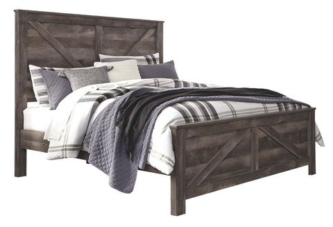 Signature Design by Ashley Wynnlow King Crossbuck Panel Bed