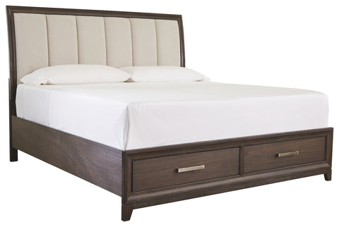 Signature Design by Ashley Brueban King Panel Bed with 2 Storage Drawers