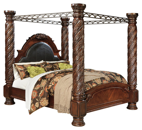 Millennium by Ashley North Shore King Poster Bed with Canopy