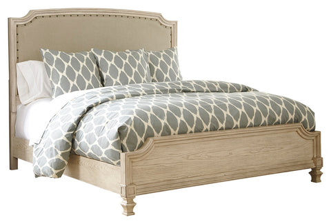 Signature Design by Ashley Demarlos Queen Upholstered Panel Bed
