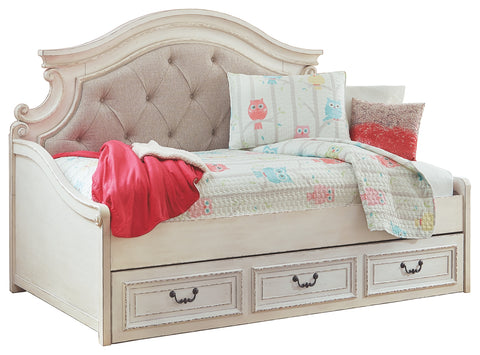 Signature Design by Ashley Realyn Twin Daybed with 1 Large Storage Drawer