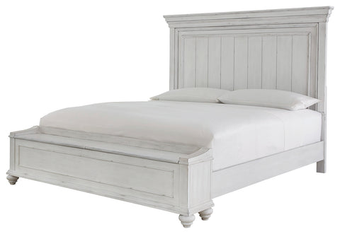 Benchcraft Kanwyn Queen Panel Bed with Storage Bench