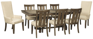 Wendota Millennium 9-Piece Dining Room Set with Extension Table