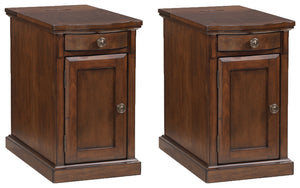 Laflorn Medium Brown Signature Design 2-Piece End Table Set