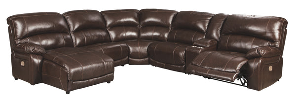 Hallstrung Signature Design by Ashley 6-Piece Power Reclining Sectional with Chaise