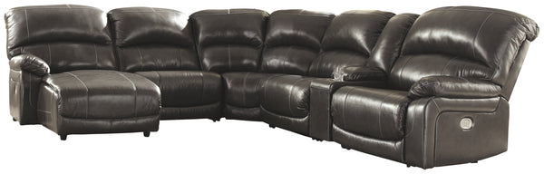 Hallstrung Signature Design by Ashley 6-Piece Power Reclining Sectional with Chaise
